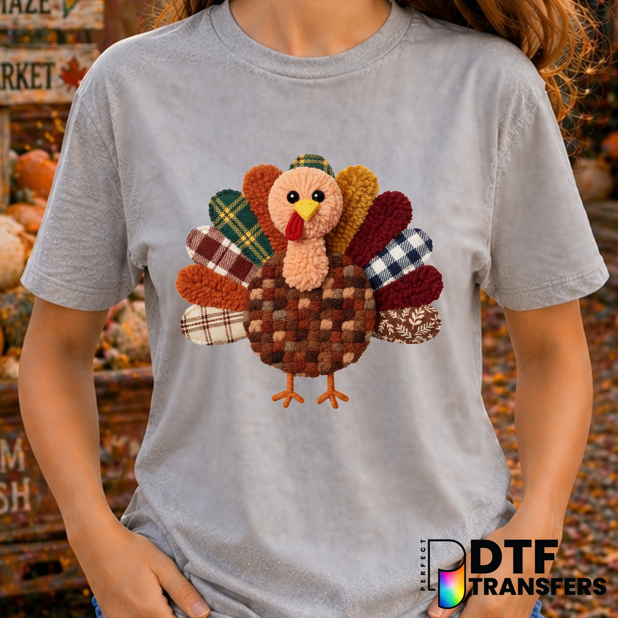 Cute Turkey – Thanksgiving DTF Transfer