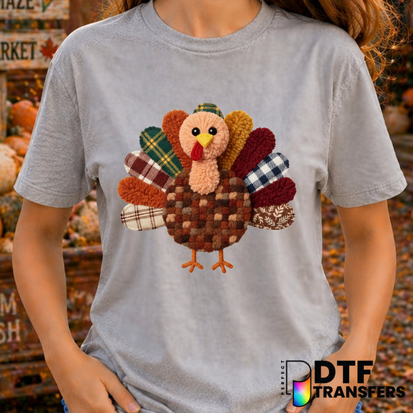 Cute Turkey – Thanksgiving DTF Transfer