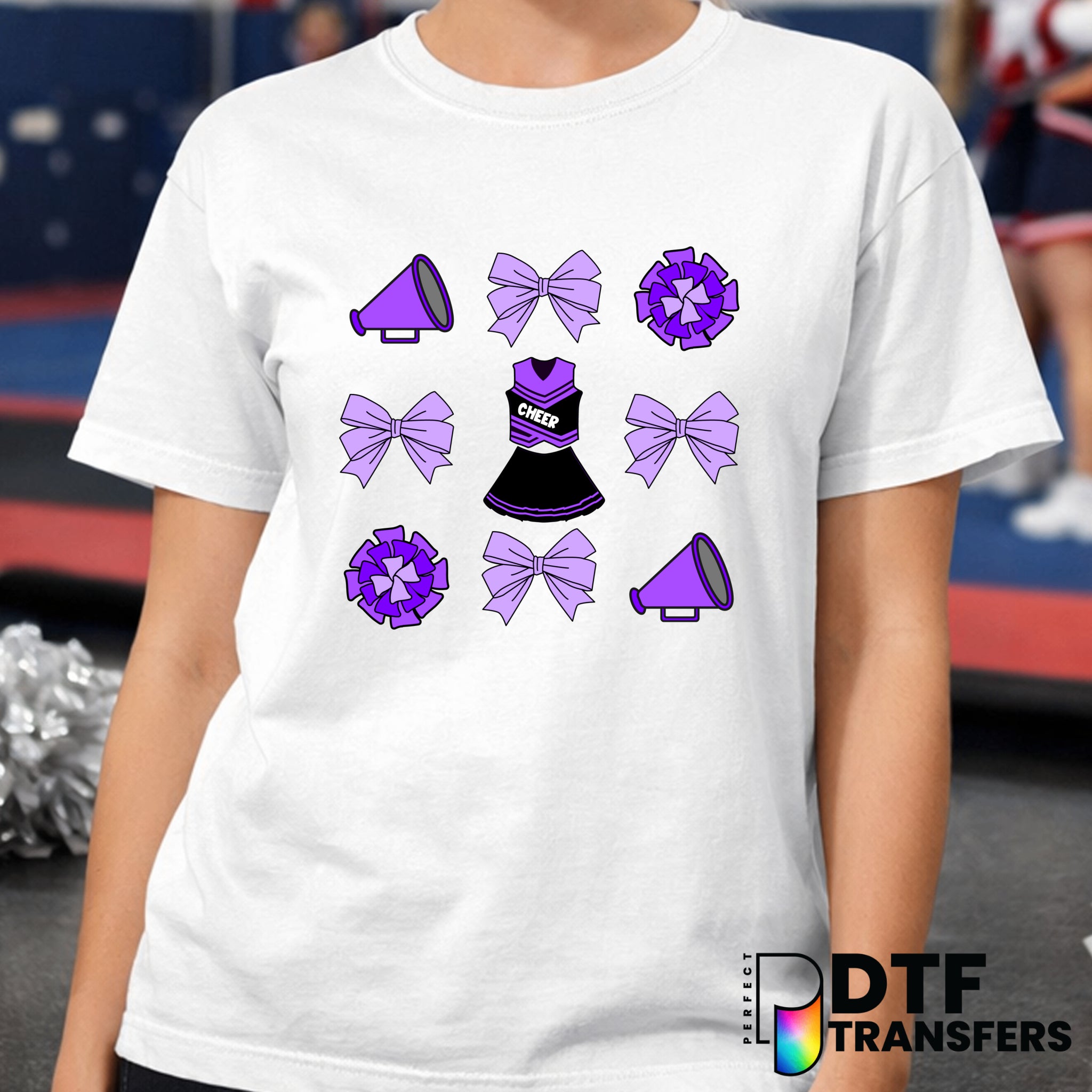 Cheer Mom Life – Cheerleading DTF Transfer
