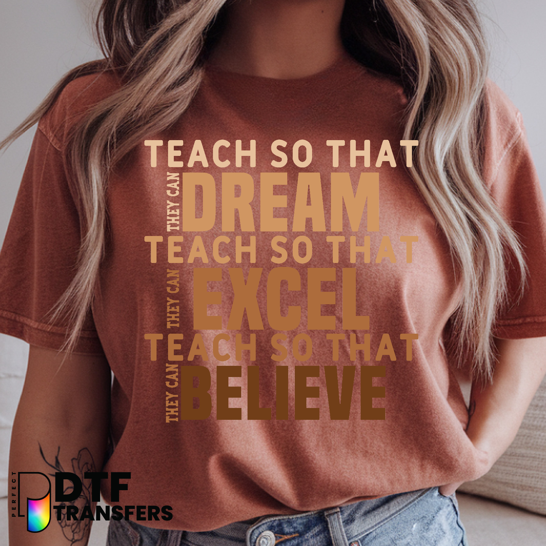 Black History Month Teacher – Teacher DTF Transfer