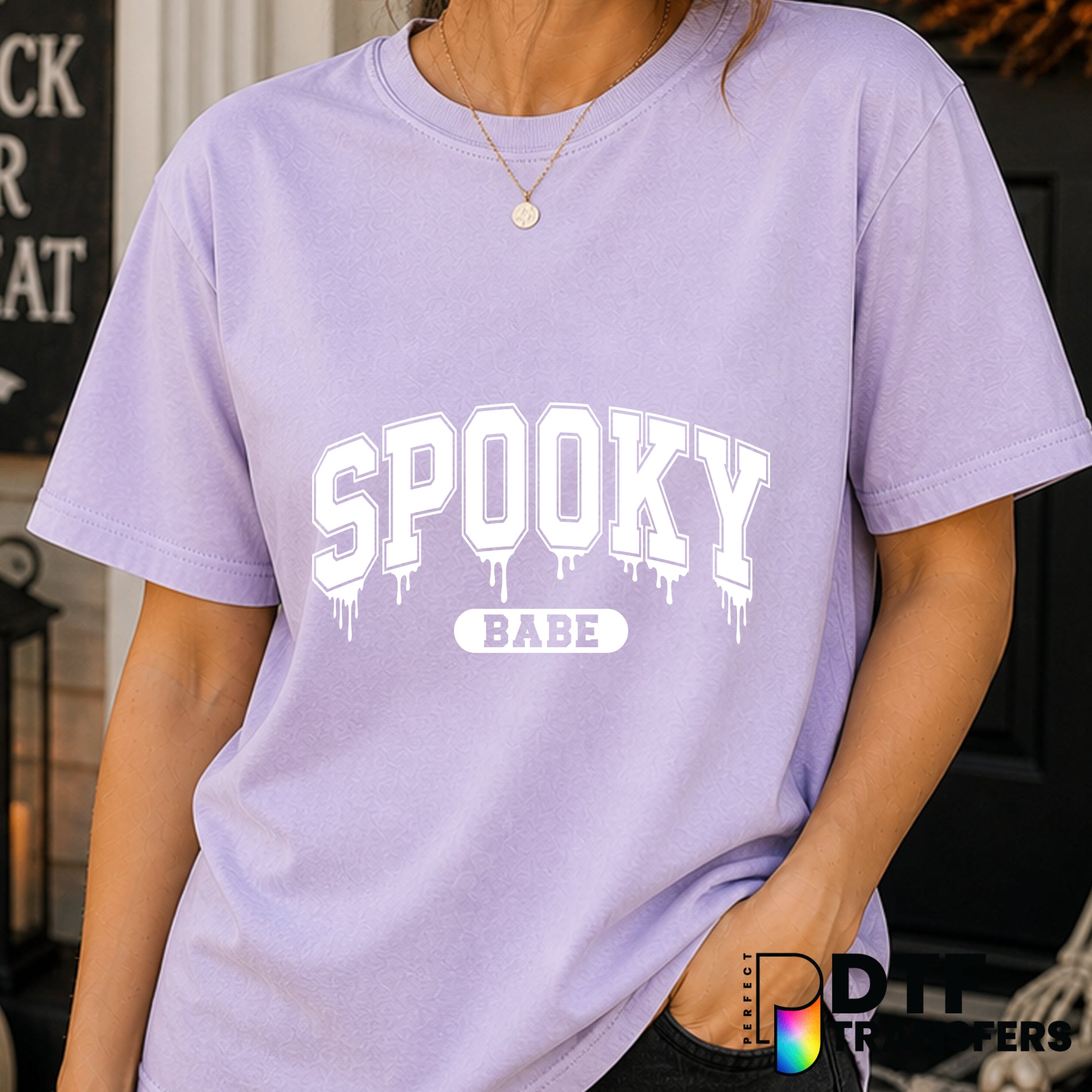 SPOOKY BABE – Halloween DTF Transfer