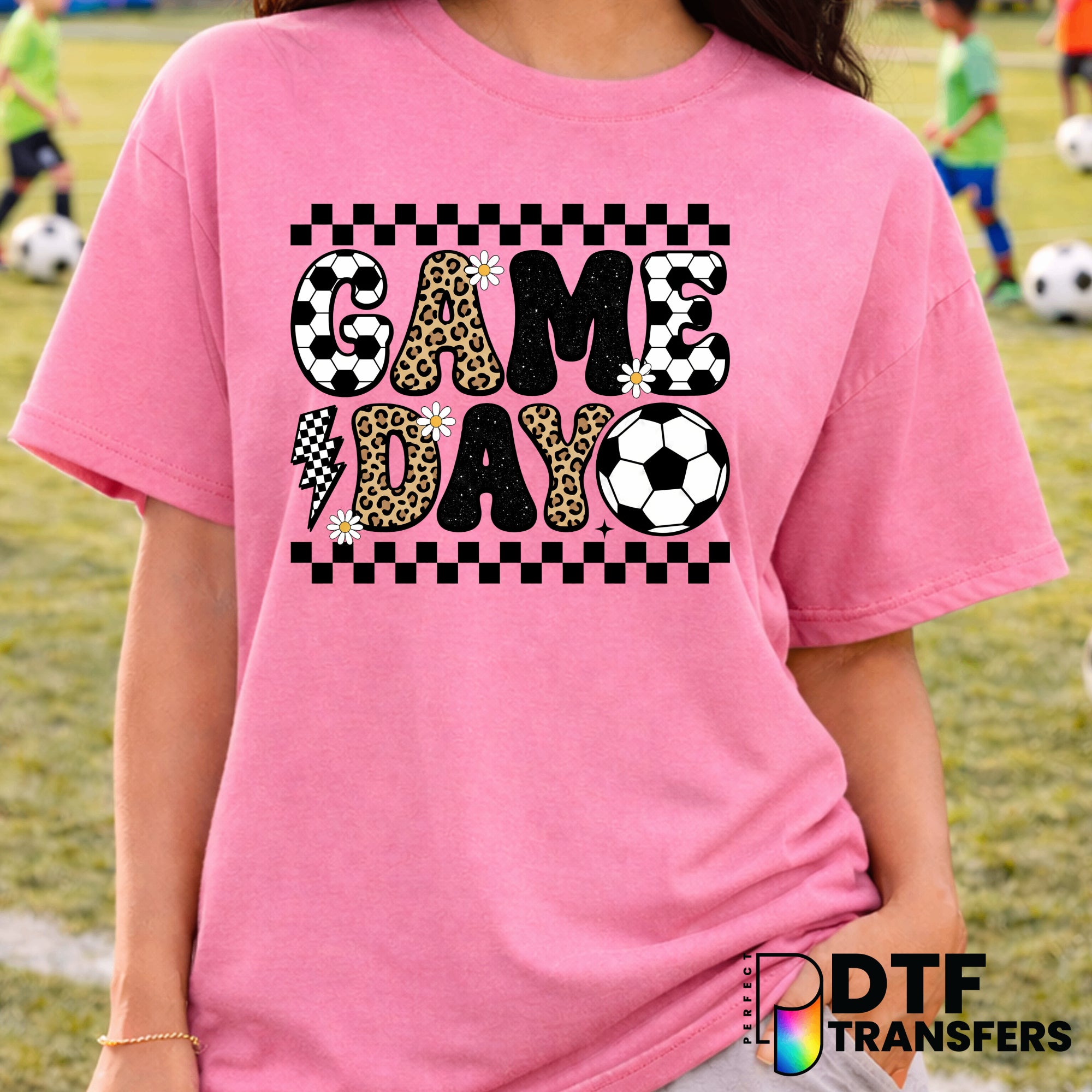 GAME DAY Soccer Ball – DTF Transfer