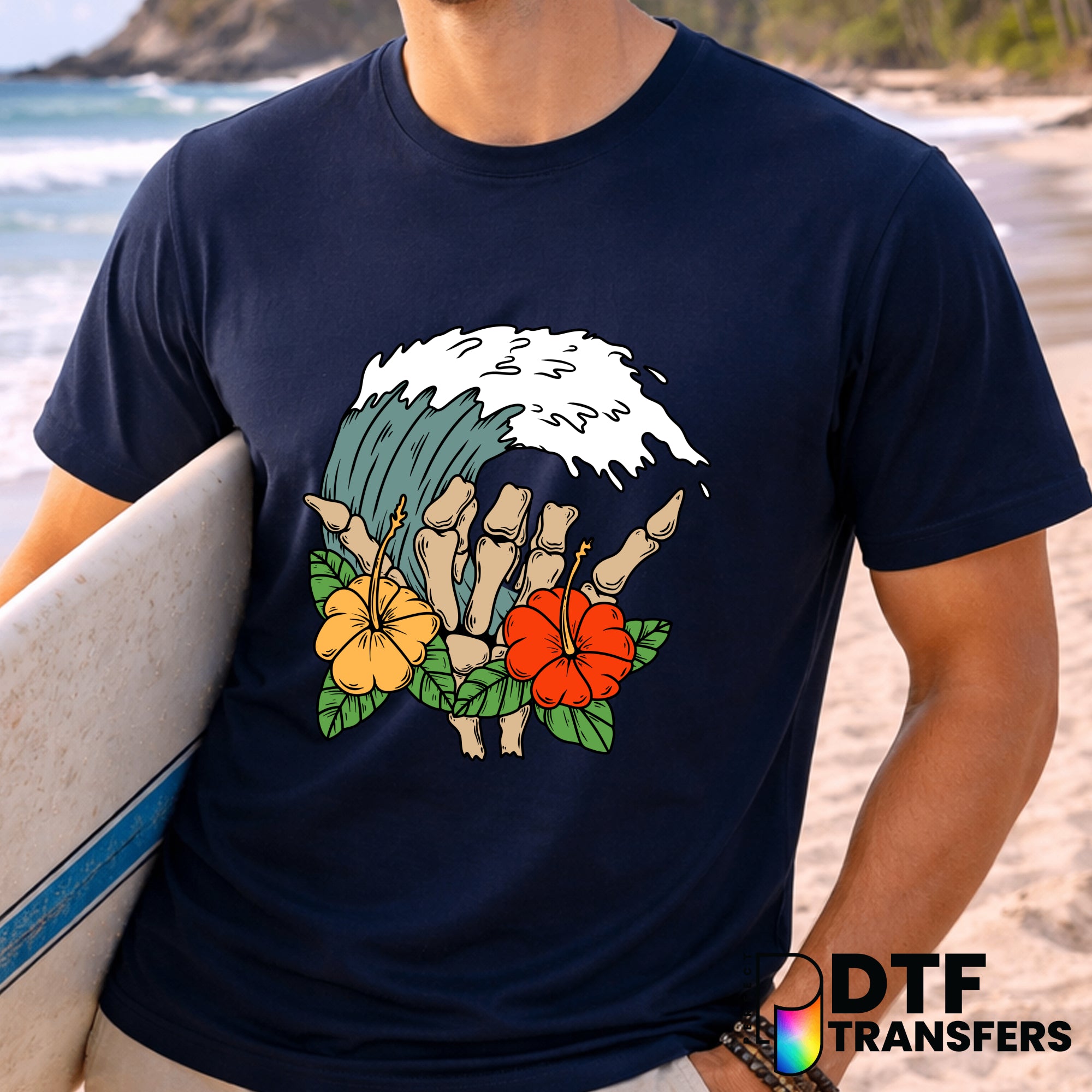 HANG LOOSE – Surfing DTF Transfer
