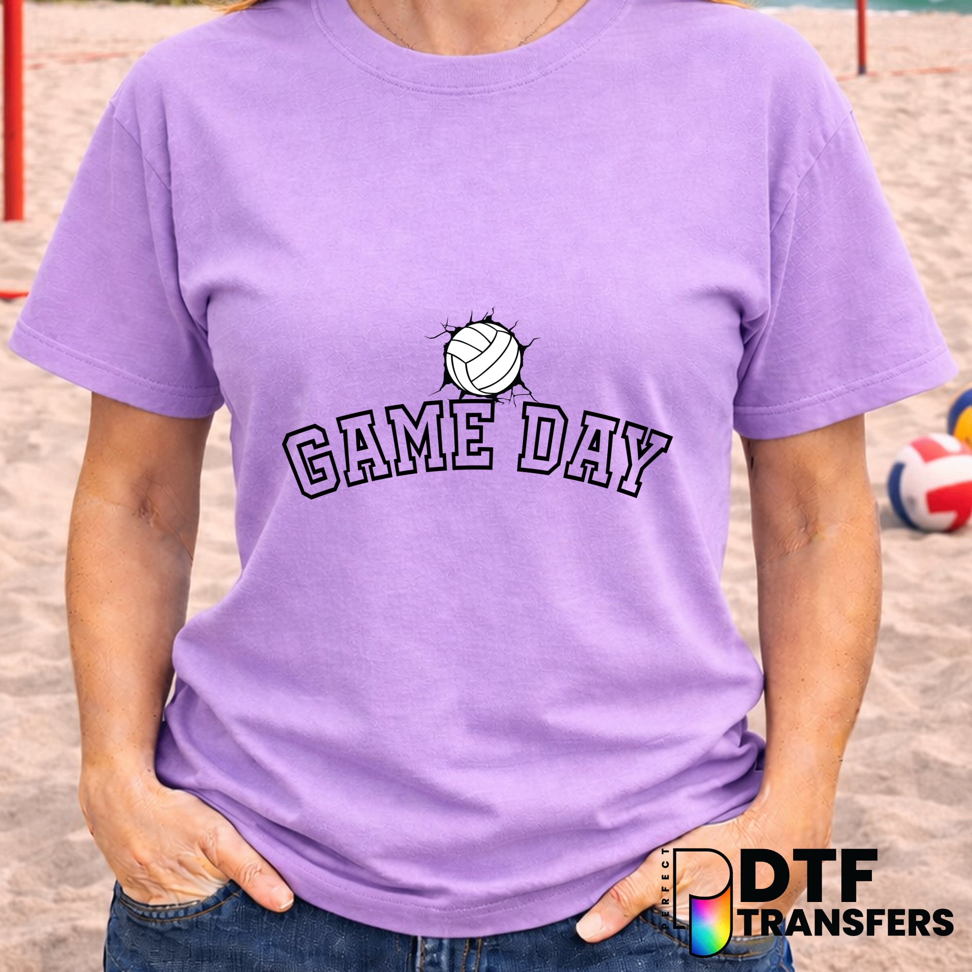 Game Day Varsity Volleyball – Volleyball DTF Transfer