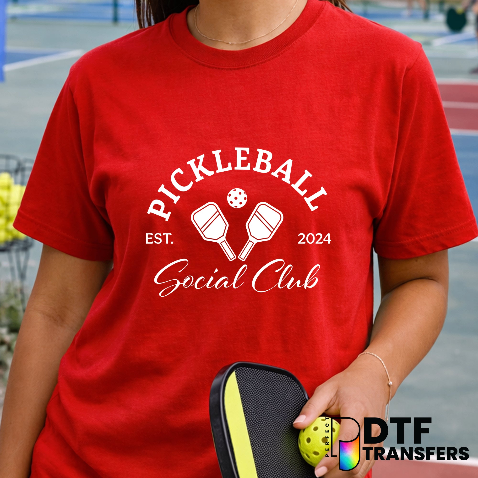 Pickleball Social Club – Pickleball DTF Transfer