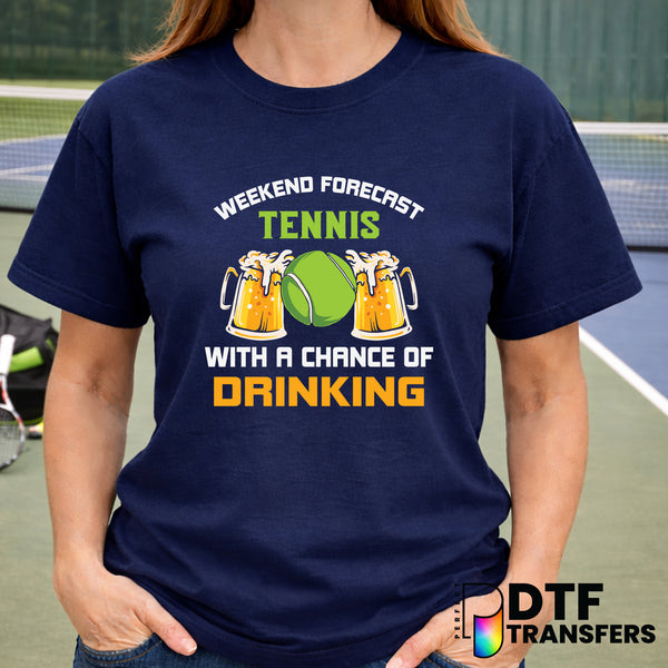 Weekend Forecast Tennis With A Chance Of Drinking – Tennis DTF Transfer