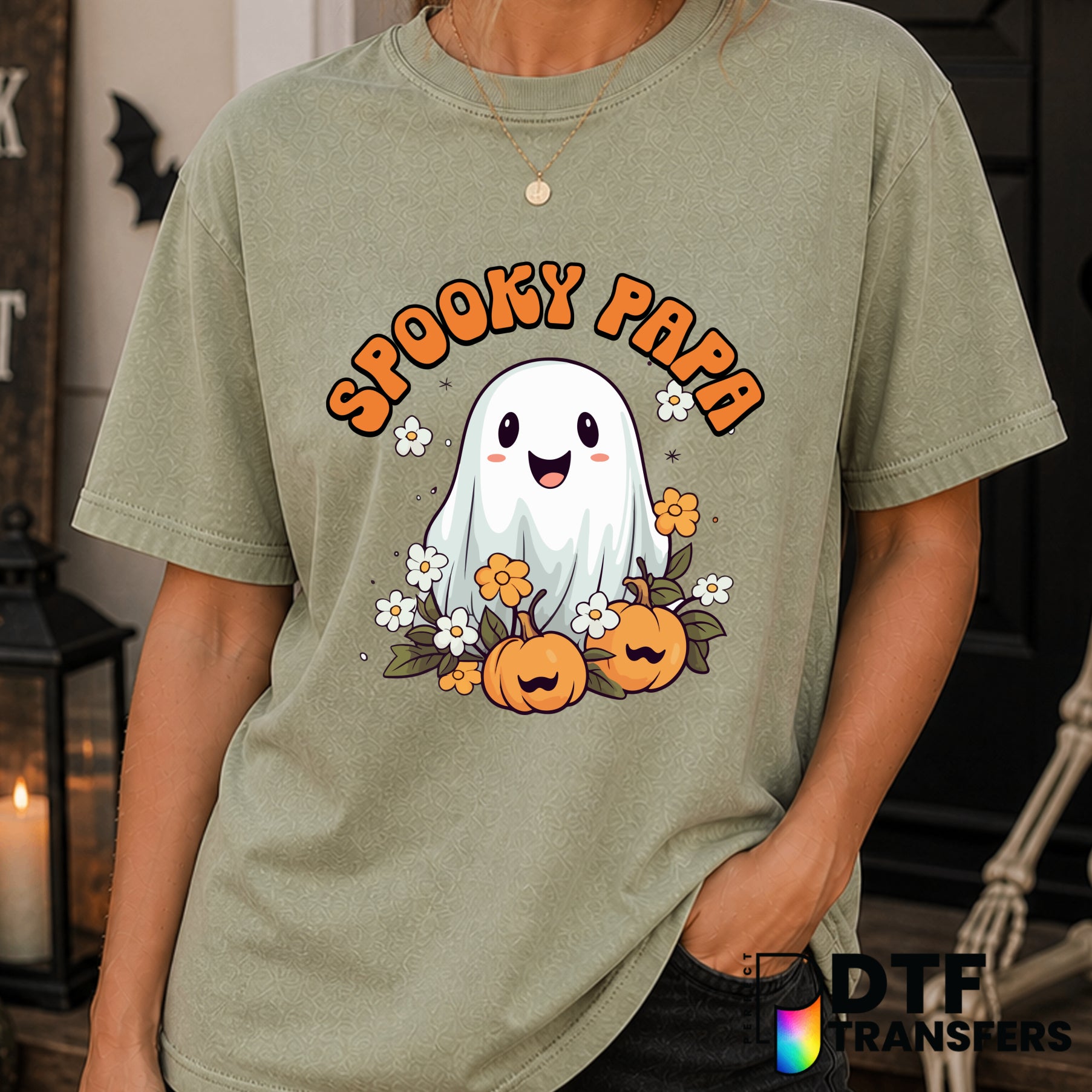 Spooky Papa – Halloween DTF Transfer