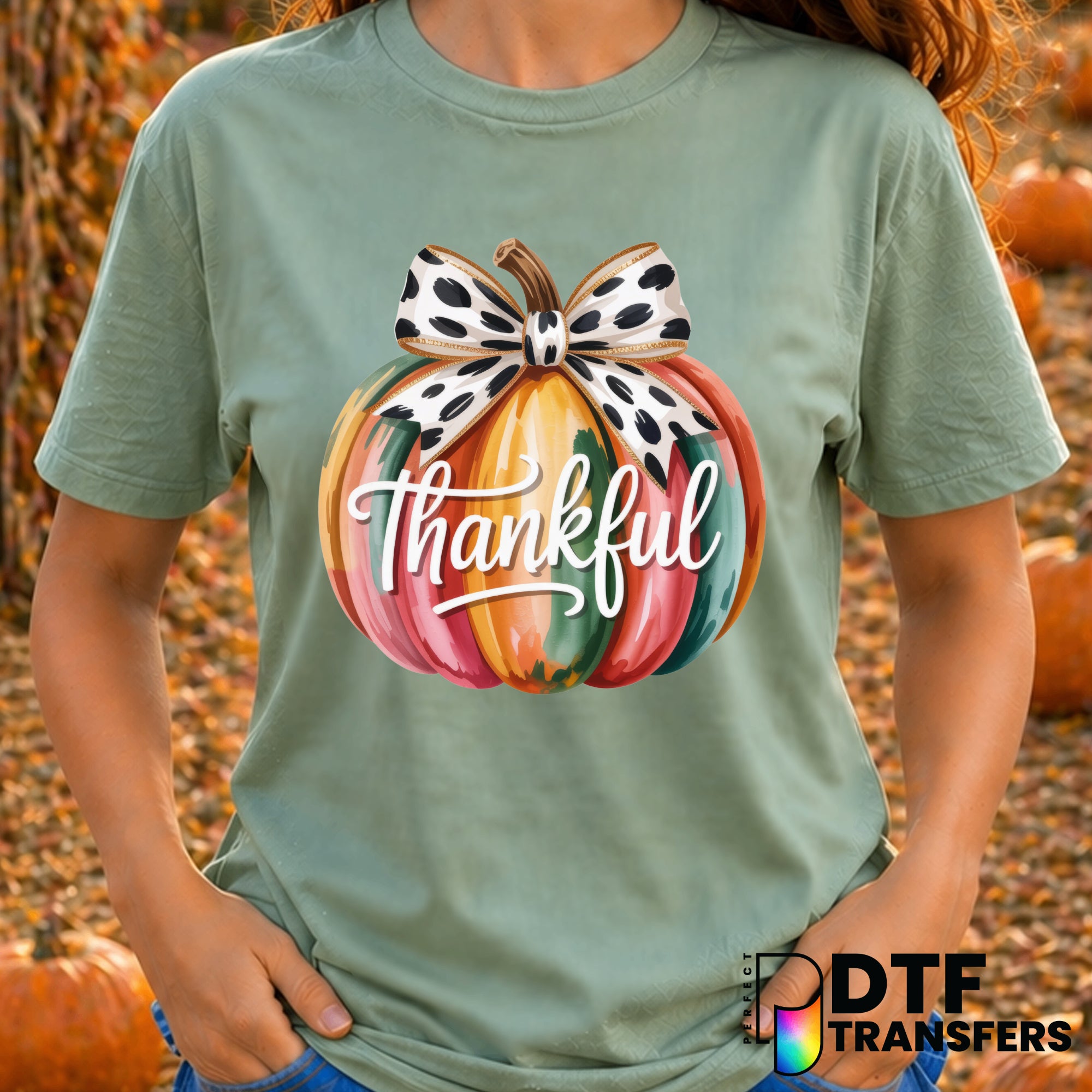 Thankful – Thanksgiving DTF Transfer