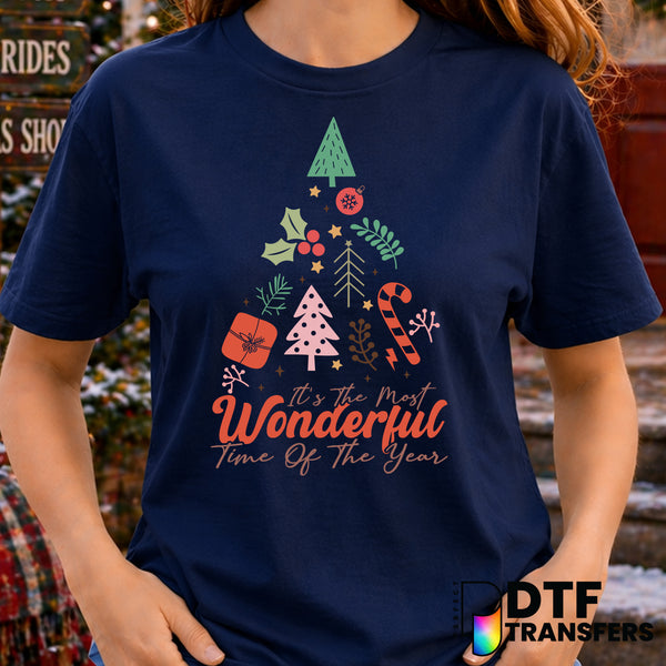 It's the Most Wonderful Time of the Year – Christmas DTF Transfer