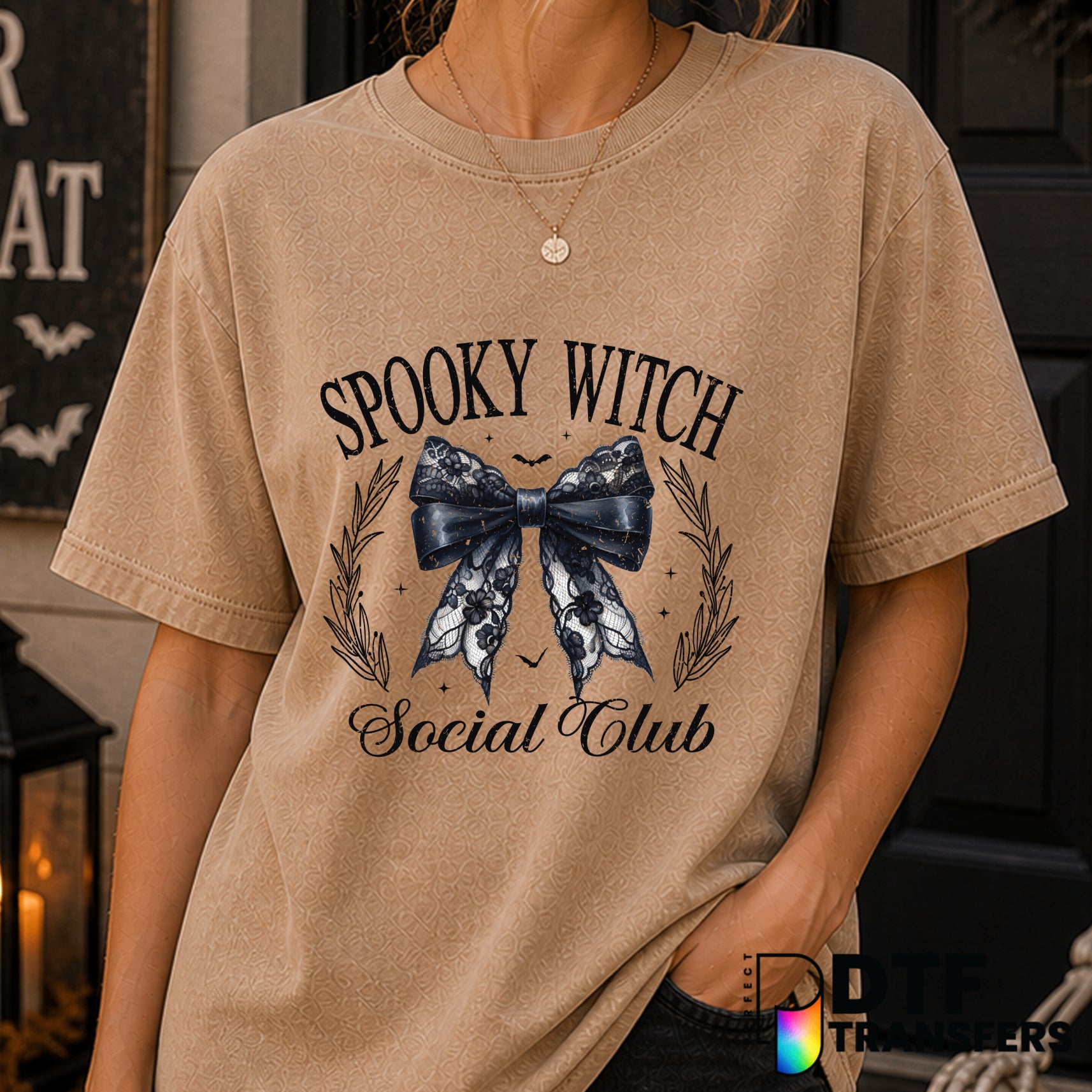 Spooky Witch Social Club – Halloween DTF Transfer