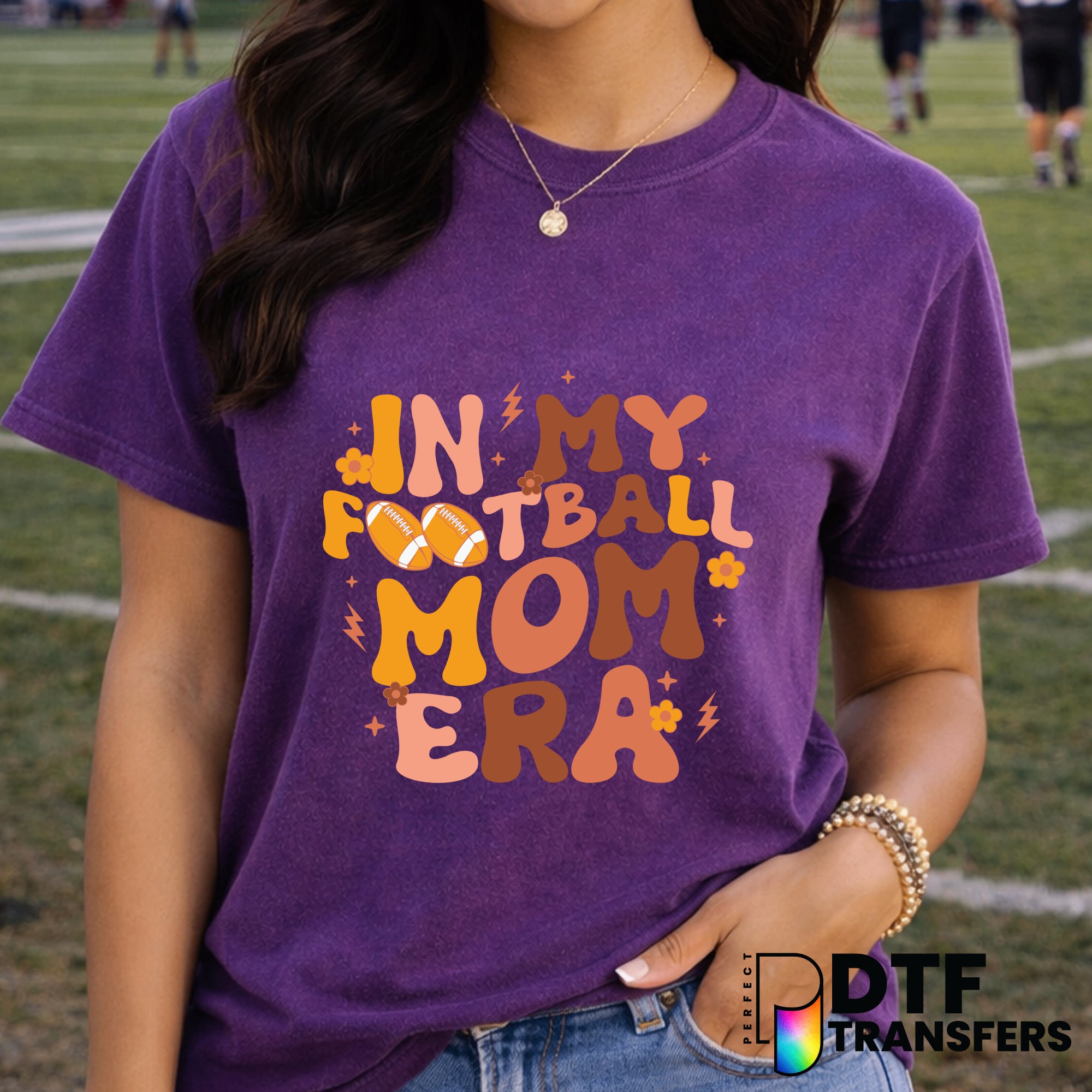 In my Football Mom Era – Football DTF Transfer