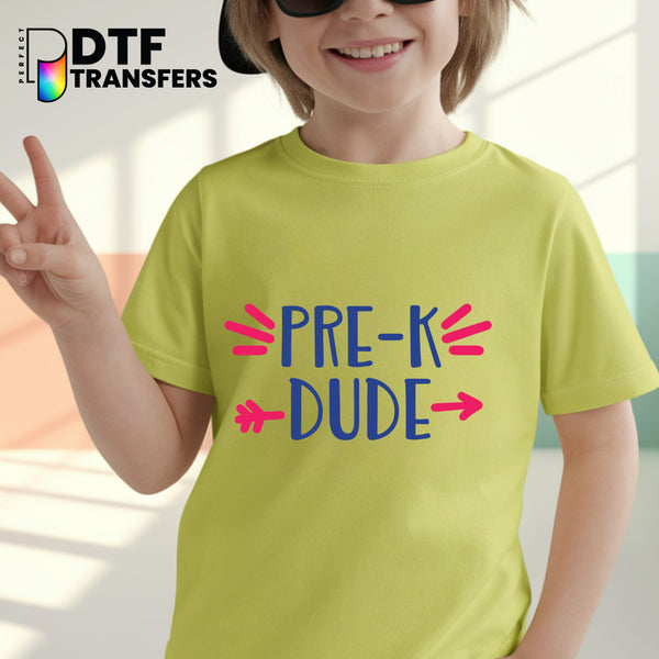Pre-K Dude – Teacher DTF Transfer