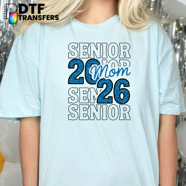 Senior Stack Mom 2026 – Teacher DTF Transfer