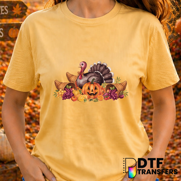 Watercolor Thanksgiving – DTF Transfer