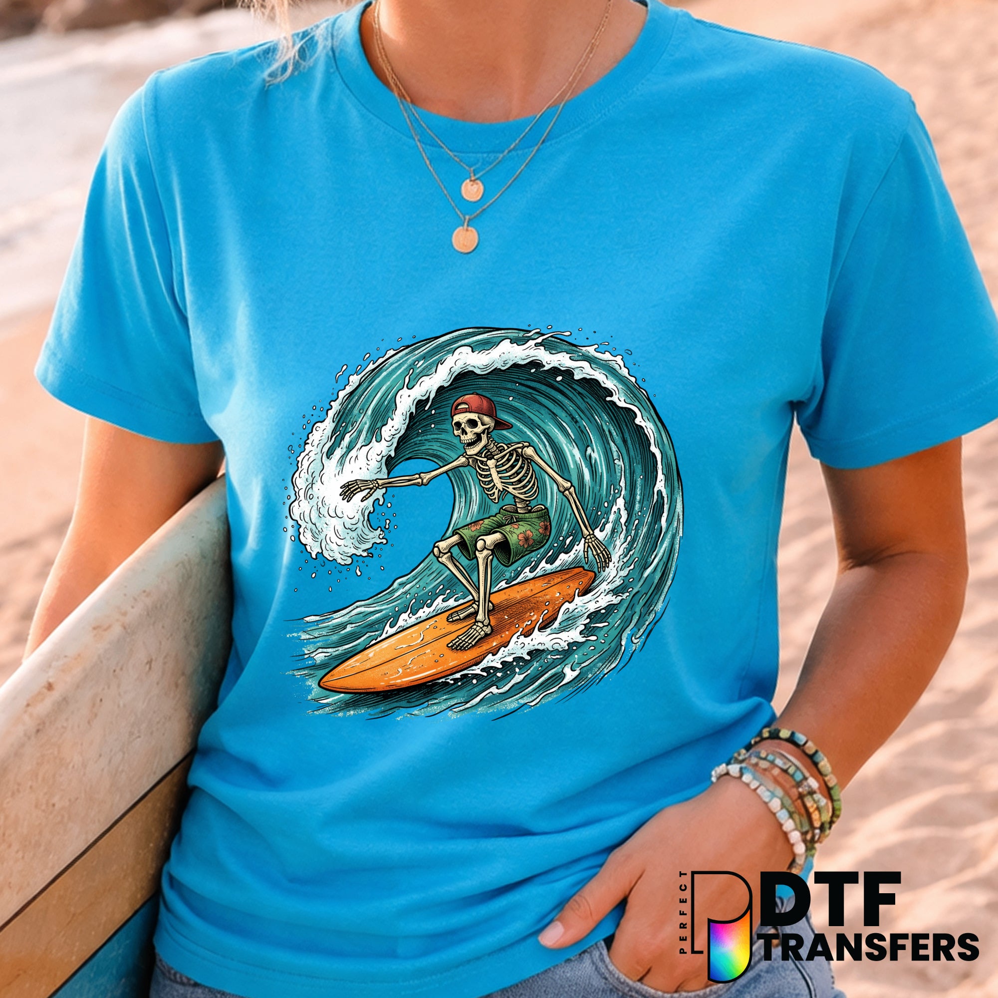 SURF SUMMER BRO – Surfing DTF Transfer