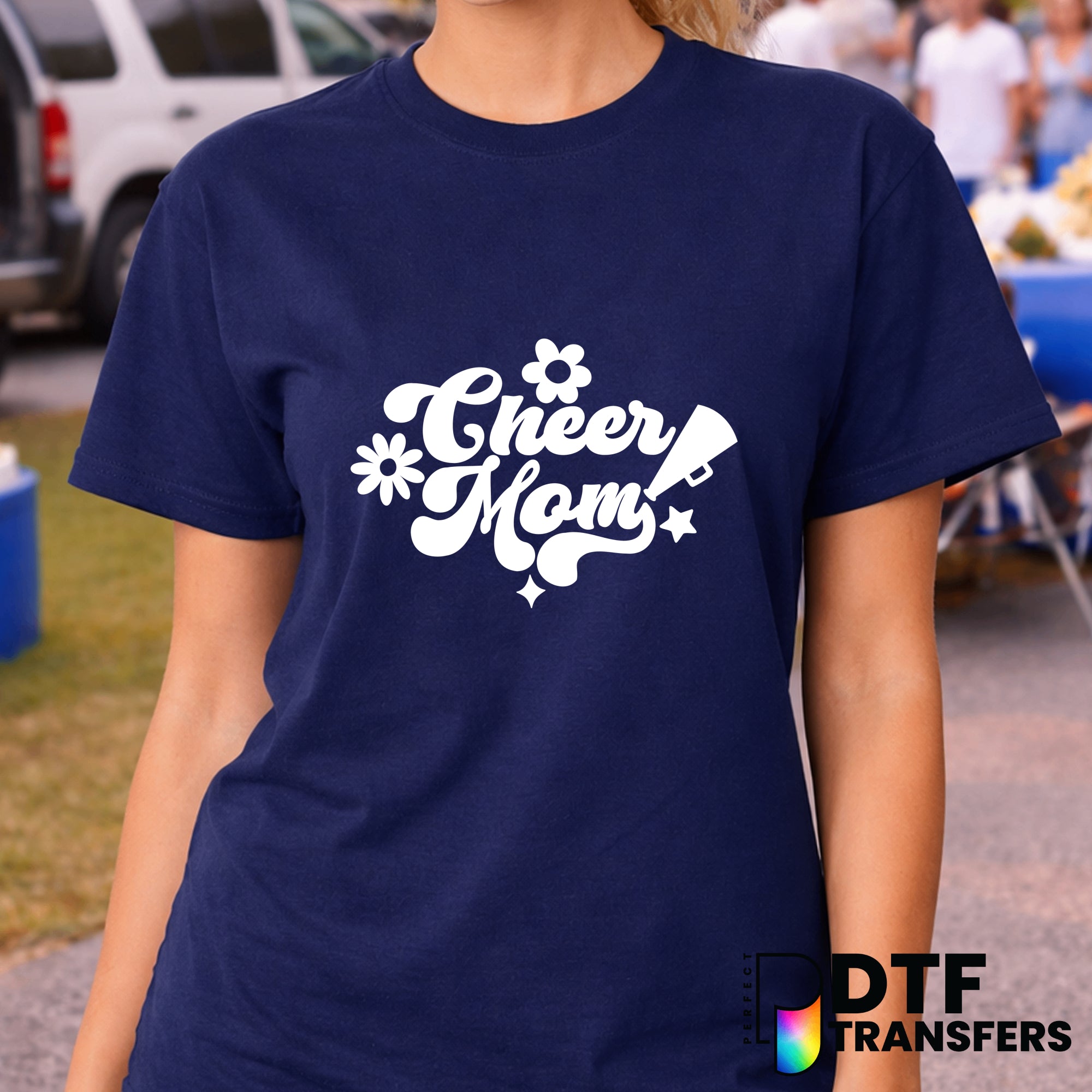 Cheer Mom – Cheerleading DTF Transfer