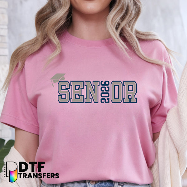 SENIOR 2026 Graduation Cap – Teacher DTF Transfer