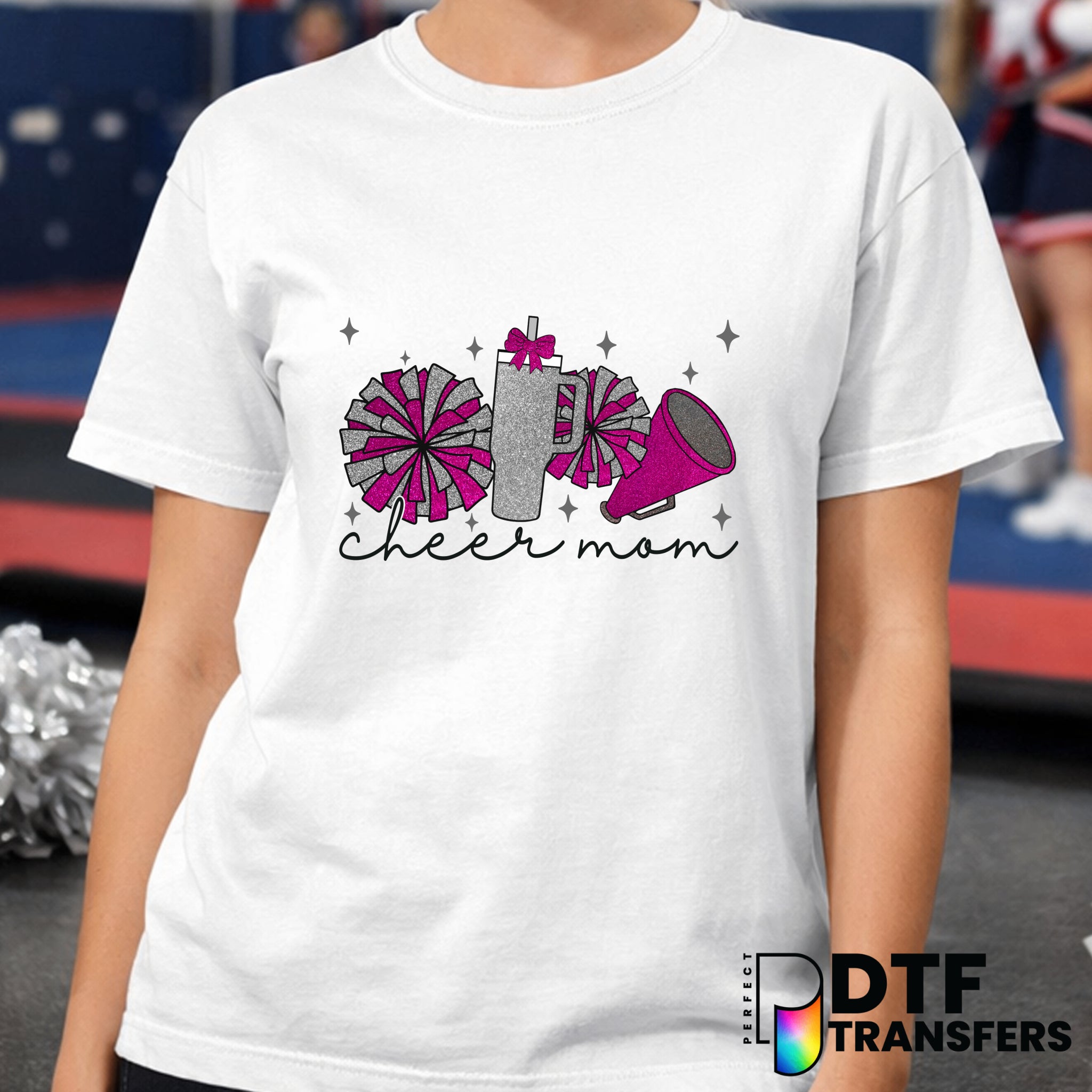 Cheer Mom – Cheerleading DTF Transfer