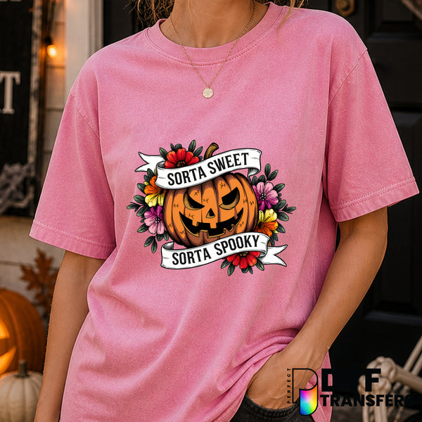 Sorta Sweet Sorta Spooky – Halloween DTF Transfer
