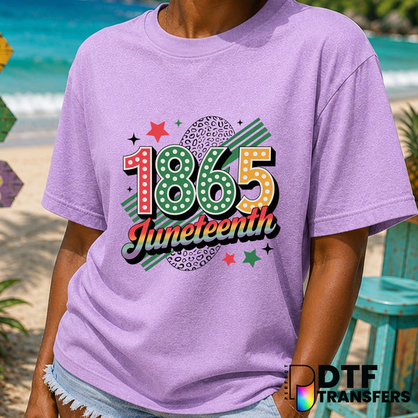Juneteenth 1865 – Black History Month DTF Transfer
