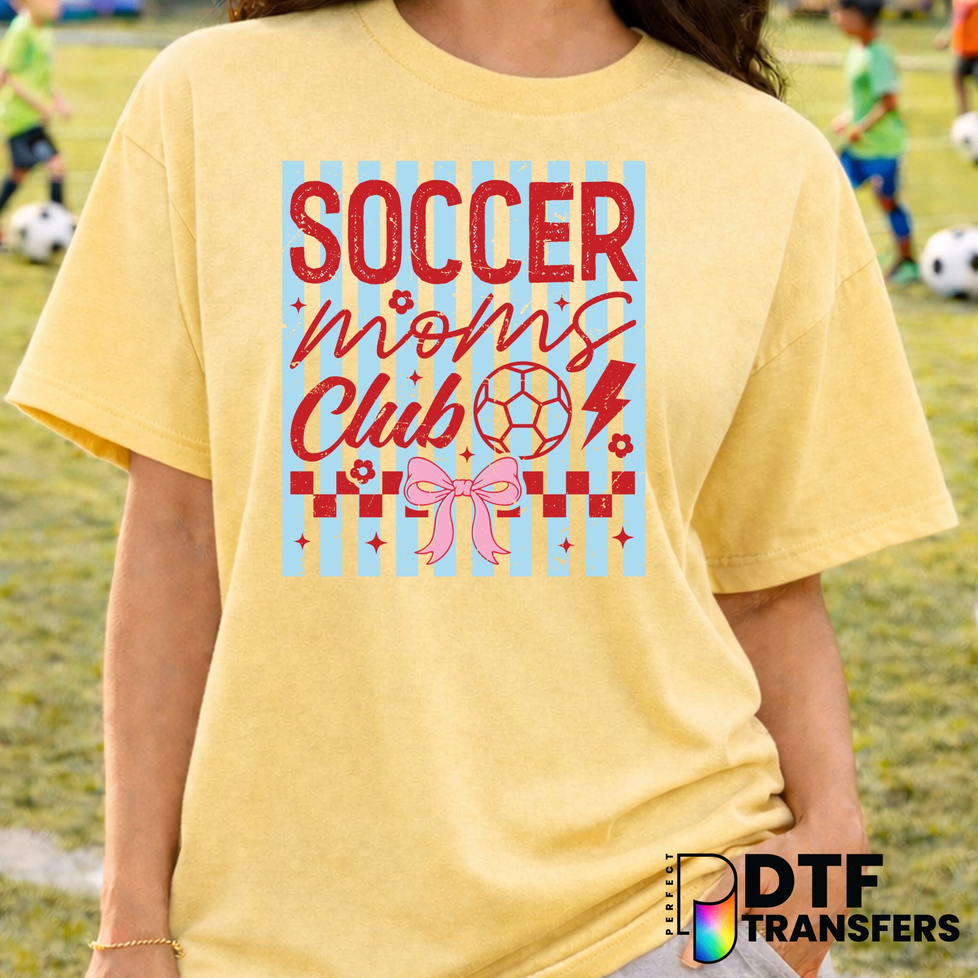 Soccer Moms Club – Soccer DTF Transfer