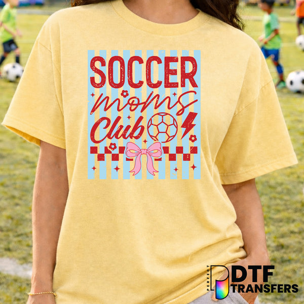 Soccer Moms Club – Soccer DTF Transfer