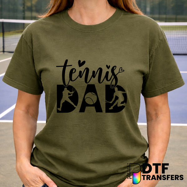 Tennis Dad Script – Tennis DTF Transfer