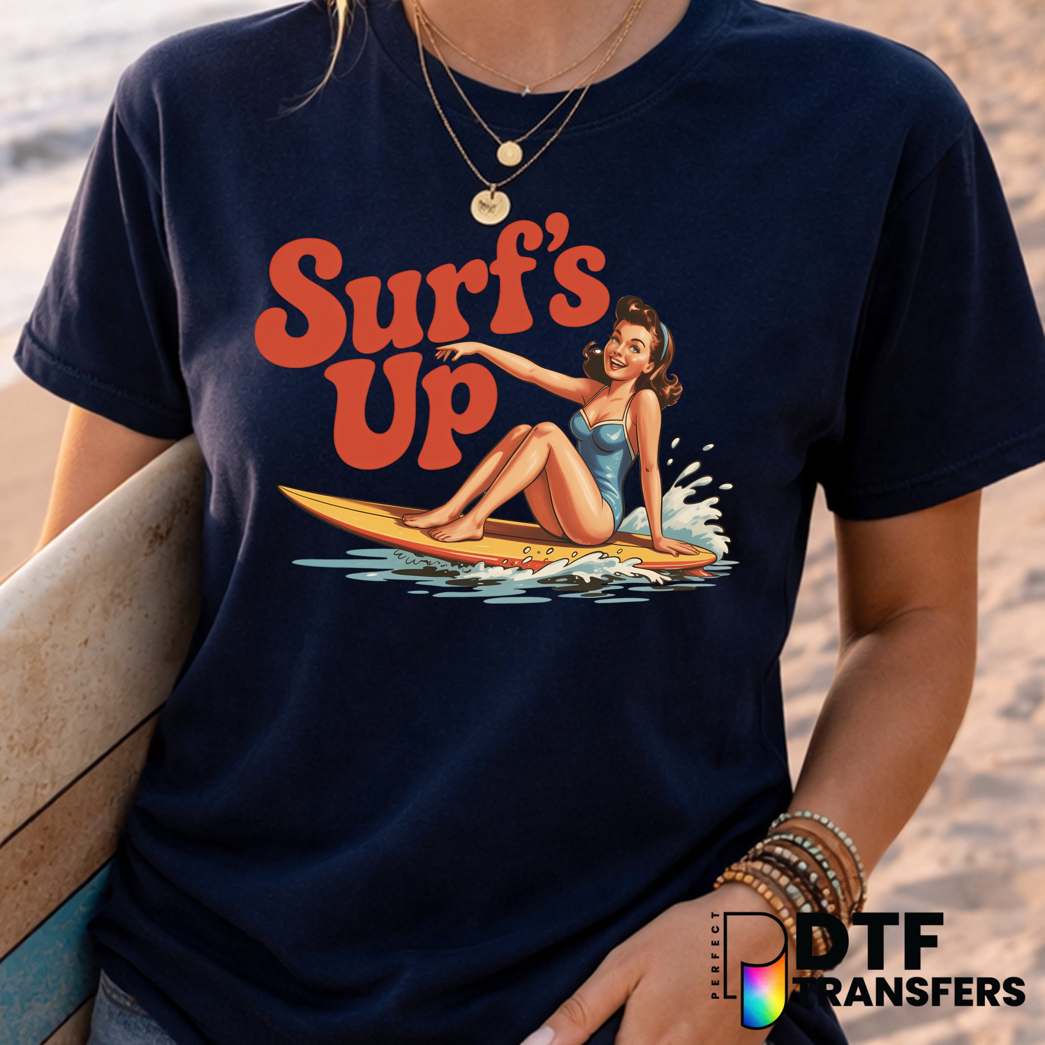 SURF'S UP – Surfing DTF Transfer