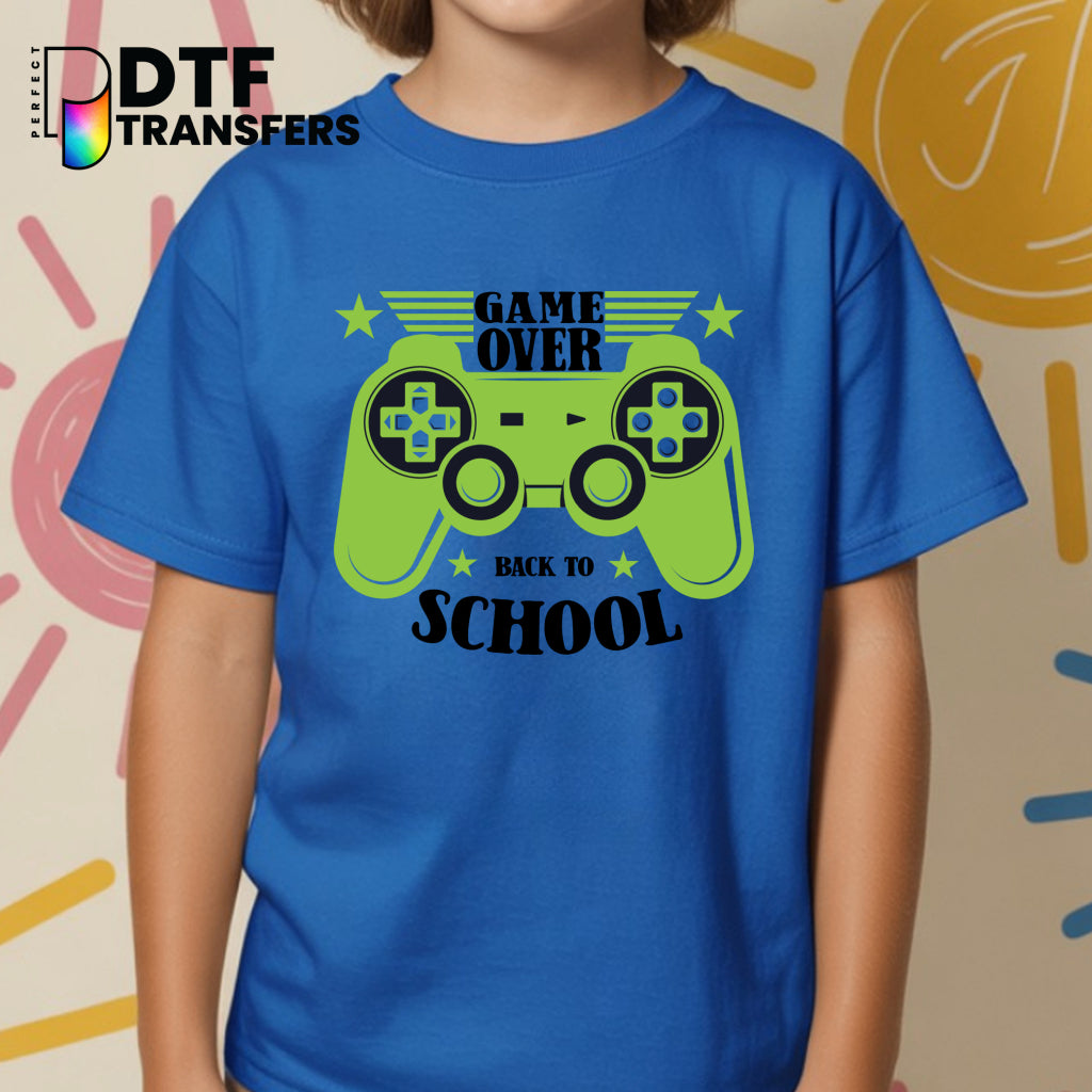 GAME OVER Back to School – Teacher DTF Transfer