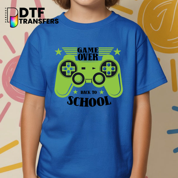 GAME OVER Back to School – Teacher DTF Transfer