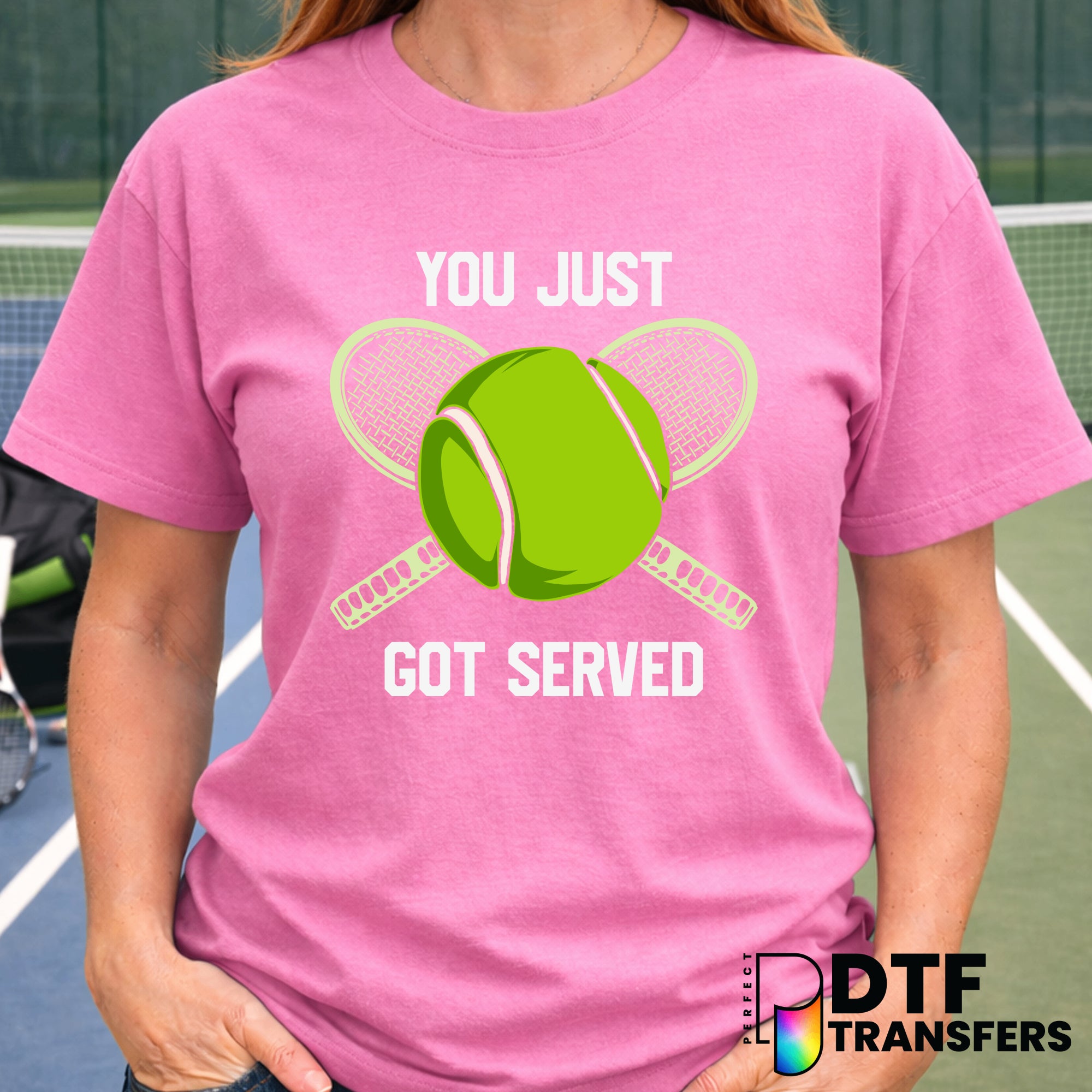 You Just Got Served – Tennis DTF Transfer