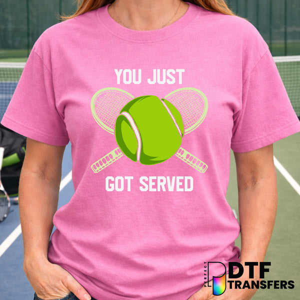 You Just Got Served – Tennis DTF Transfer