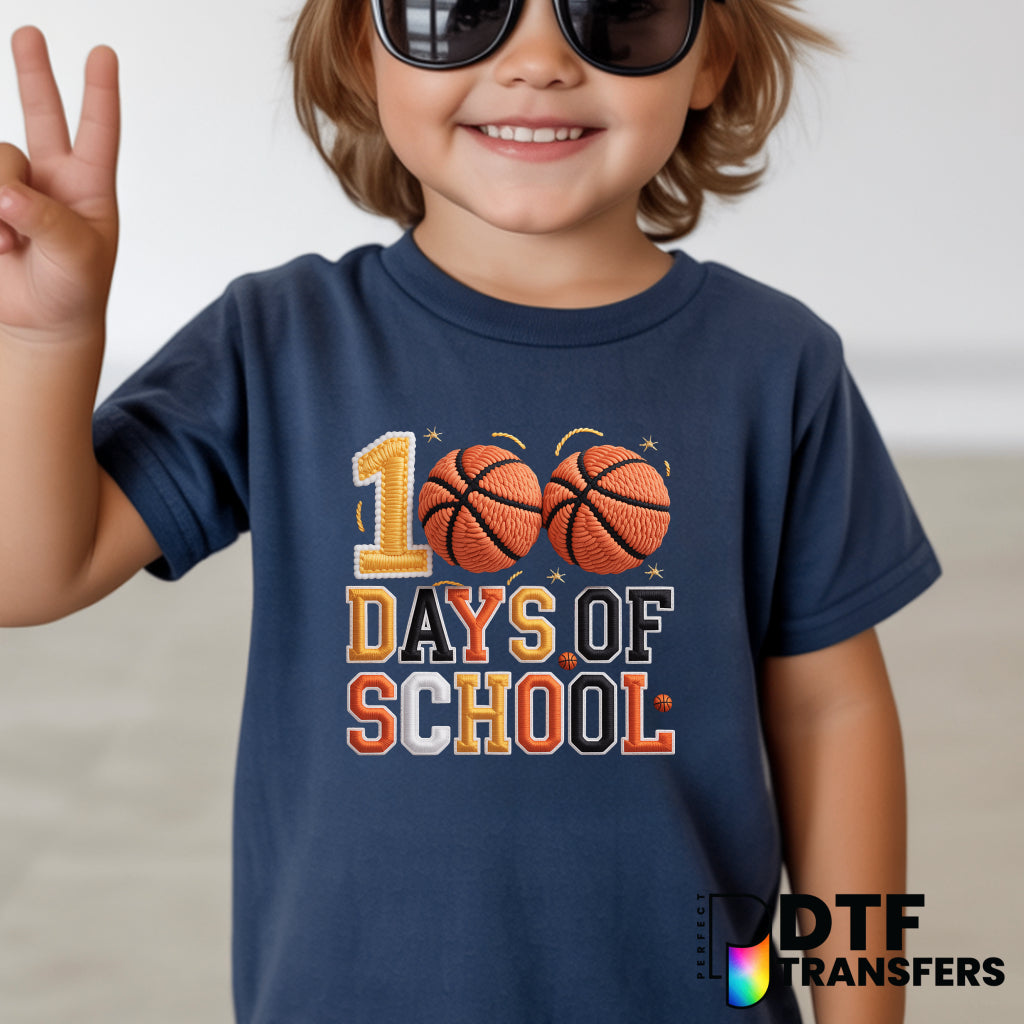 100 DAYS OF SCHOOL – Teacher DTF Transfer