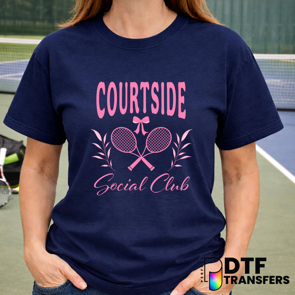 VINTAGE COURTSIDE SOCIAL CLUB – Tennis DTF Transfer