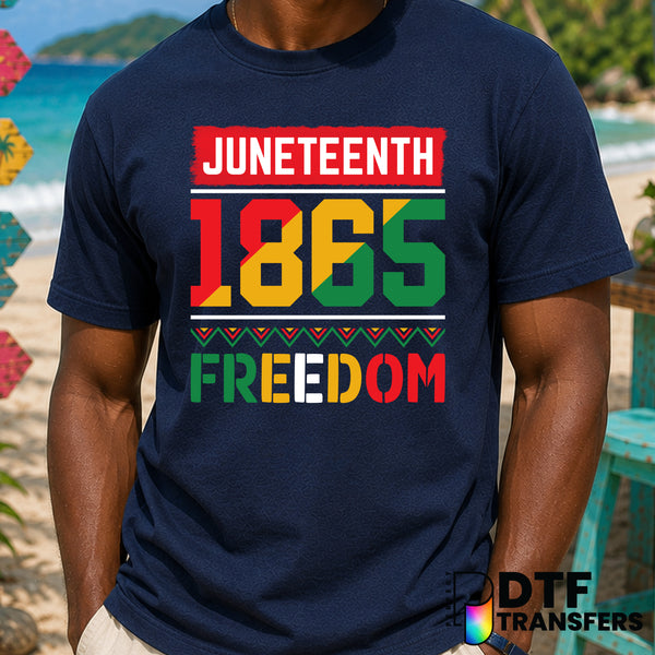 JUNETEENTH 1865 FREEDOM BLACK HISTORY MONTH – DTF Transfer
