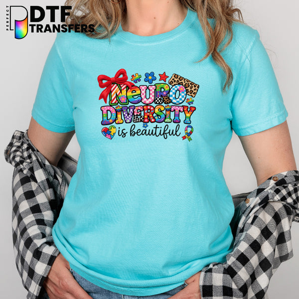 Neurodiversity Is Beautiful – Special Education DTF Transfer