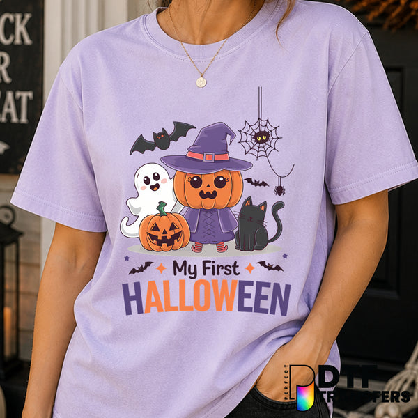 "My First Halloween" – Halloween DTF Transfer