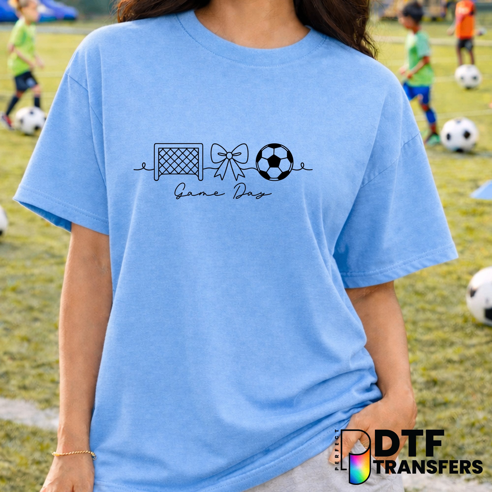 GAME DAY SOCCER GOAL – Soccer DTF Transfer