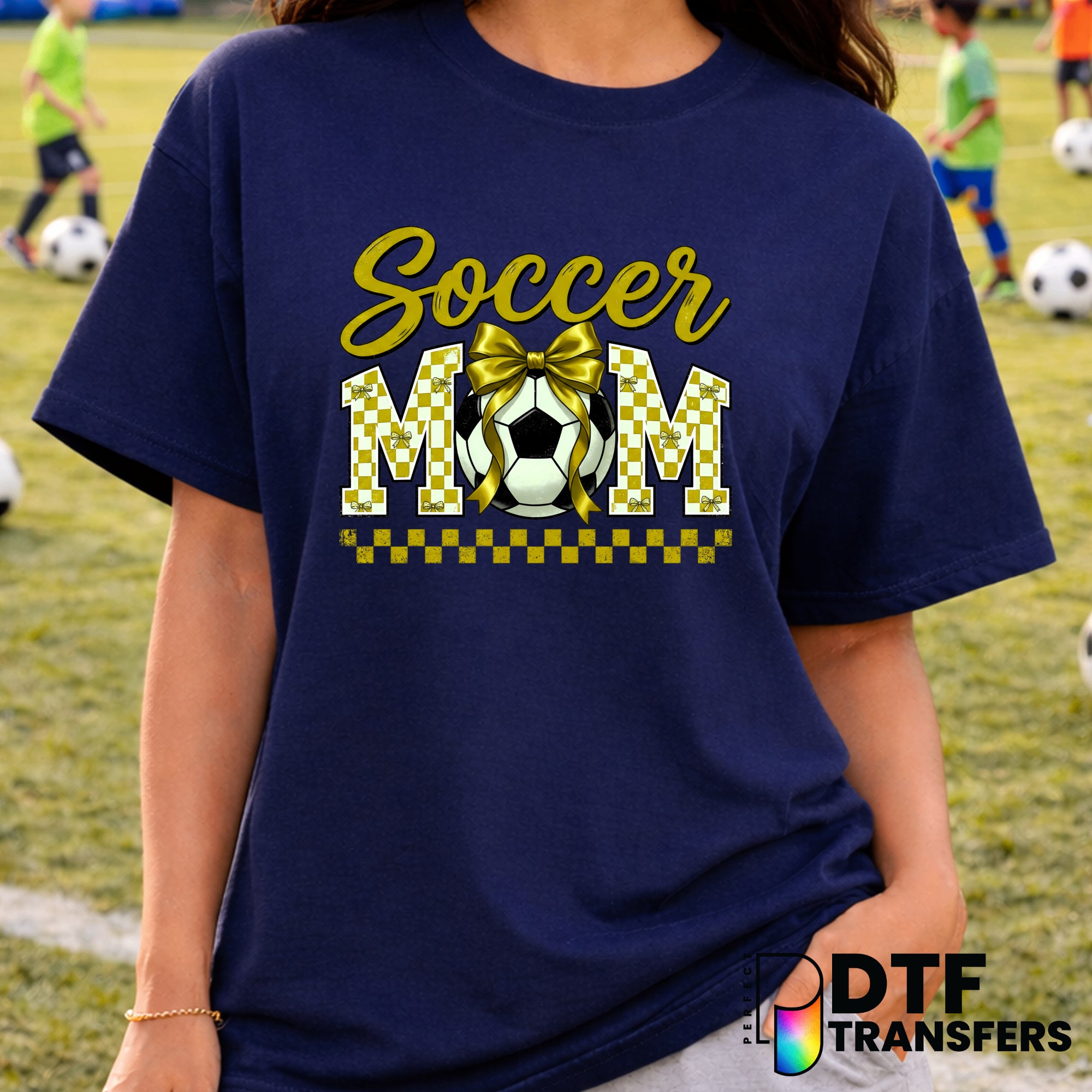 Soccer Mom – Soccer DTF Transfer