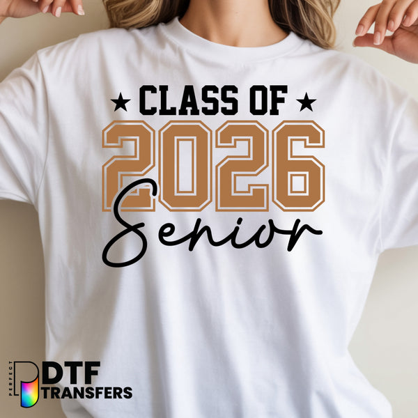 CLASS OF 2026 SENIOR – Teacher DTF Transfer