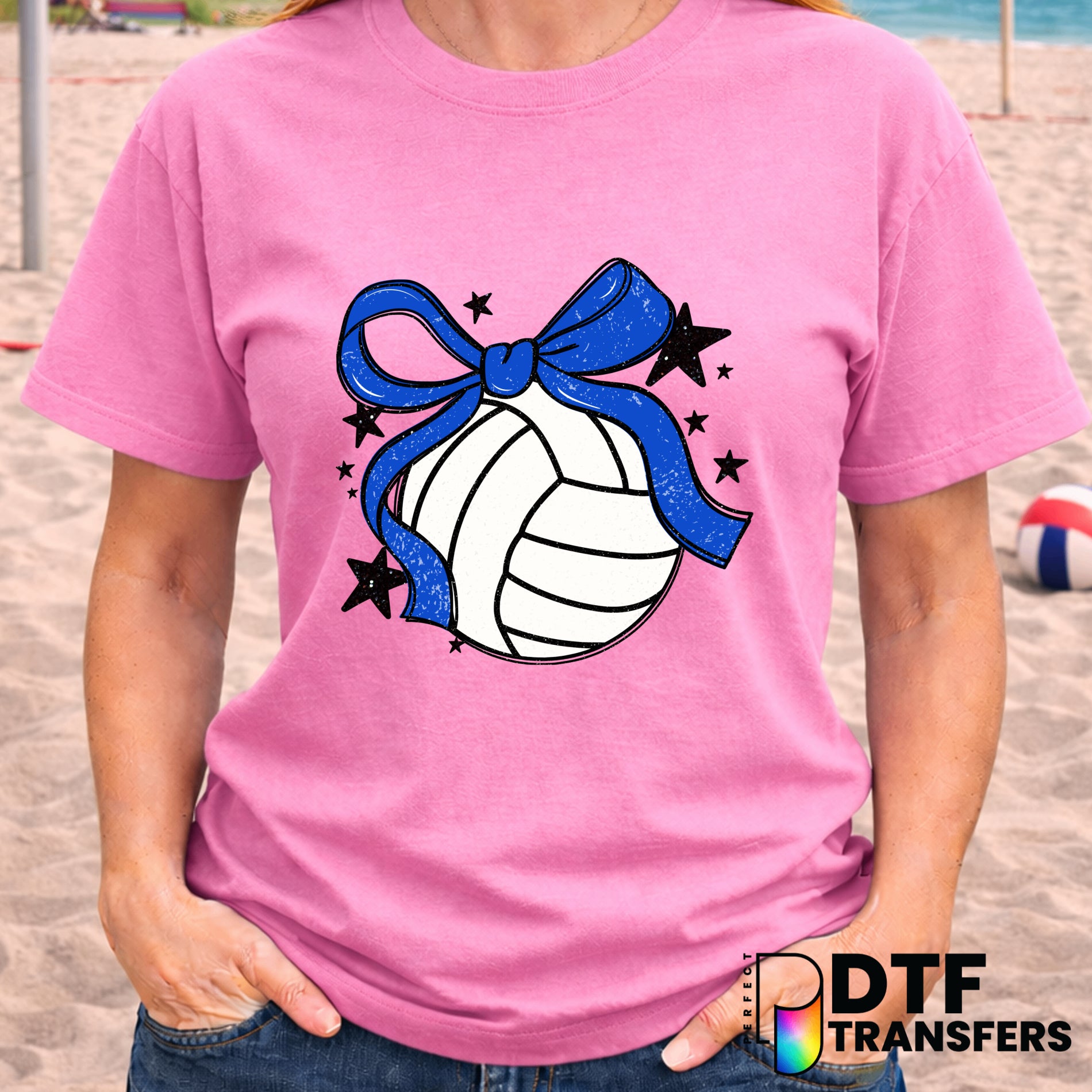 "Volleyball Queen" – Volleyball DTF Transfer