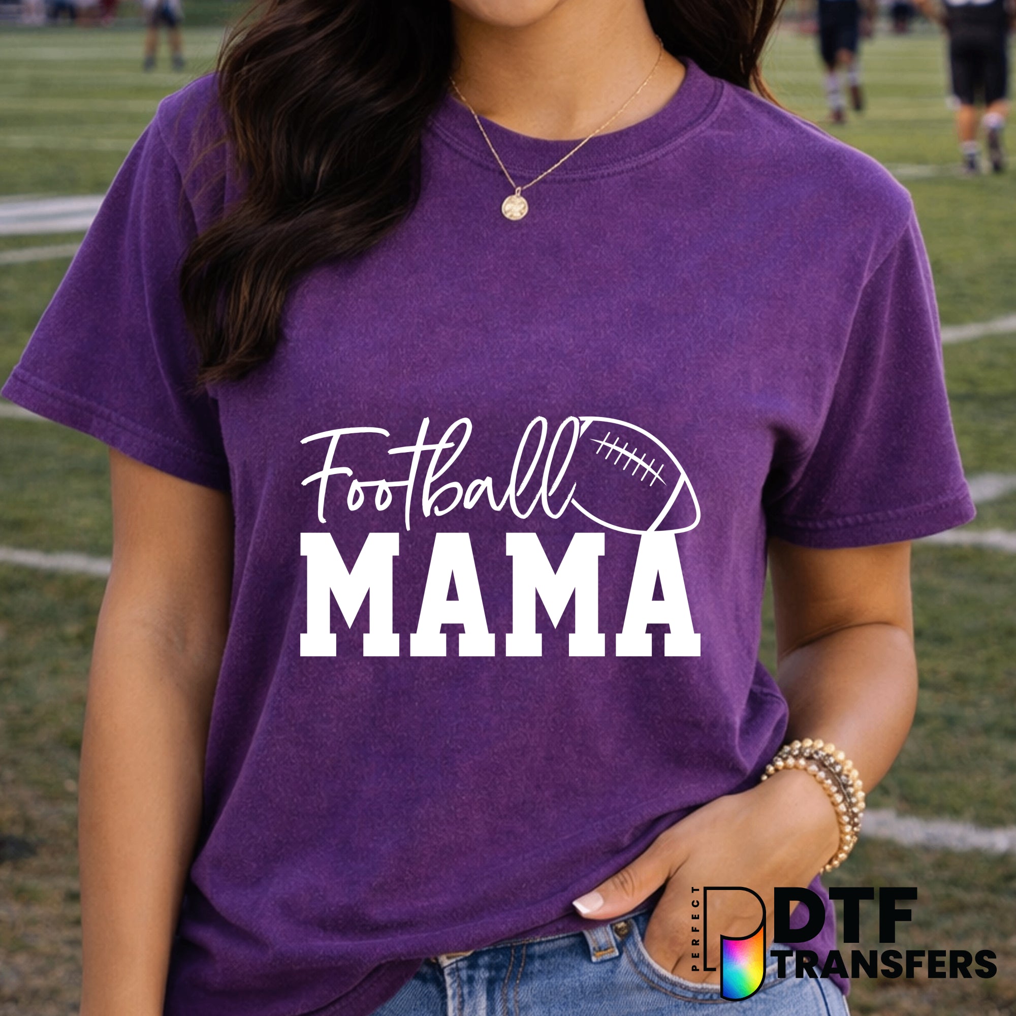 Football Mama EST. 2024 – Football DTF Transfer