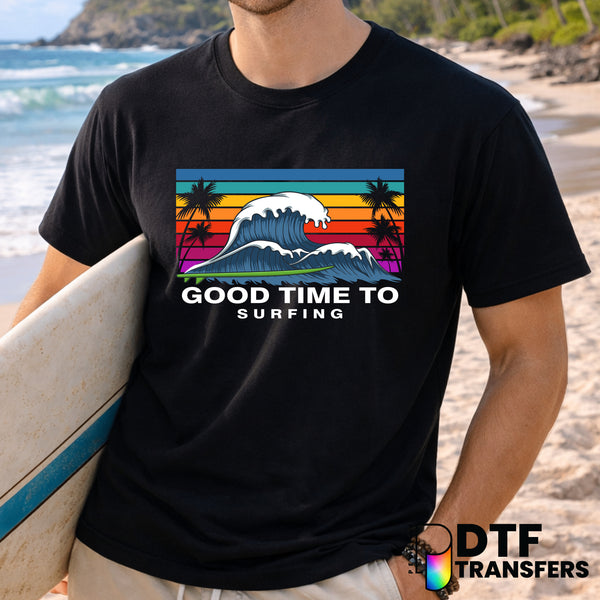 Surf Life – Surfing DTF Transfer