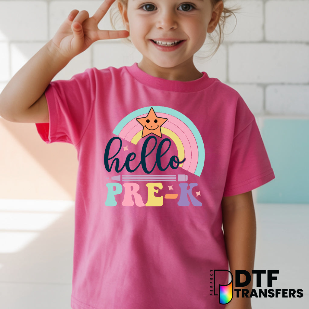 Hello Pre-K – Teacher DTF Transfer
