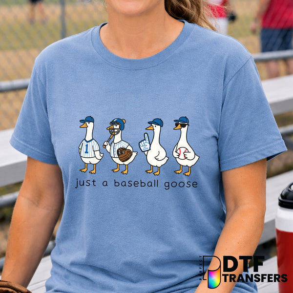 JUST A BASEBALL GOOSE – Baseball DTF Transfer