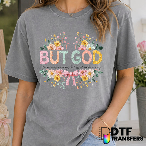 But God – Easter DTF Transfer