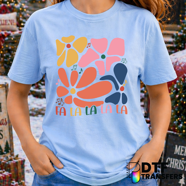 Fa La La La – Christmas DTF Transfer