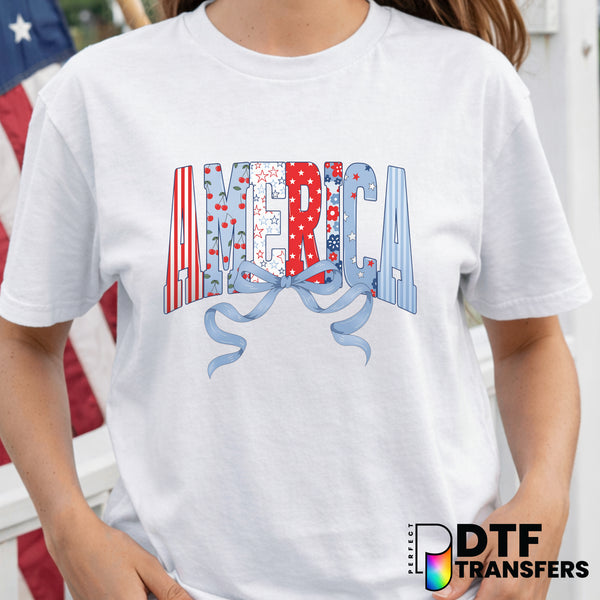 America – Fourth of July DTF Transfer