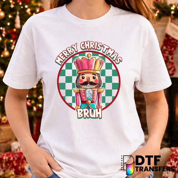 Merry Christmas Bruh – Christmas DTF Transfer