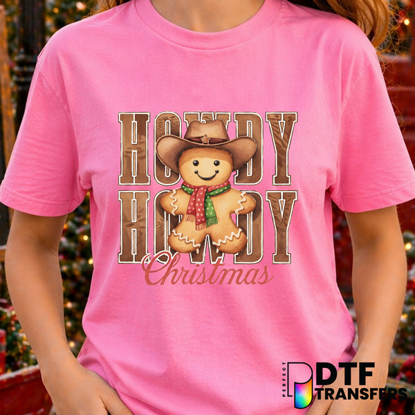 Howdy Christmas – Christmas DTF Transfer